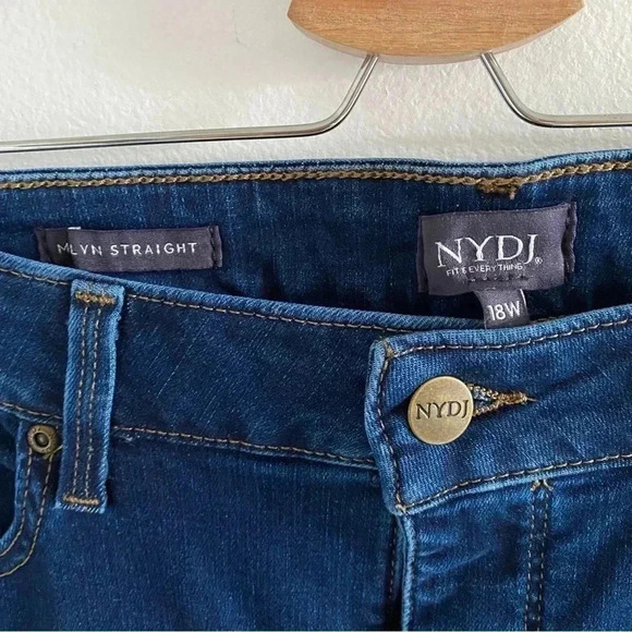 NYDJ Marilyn Straight Jeans Sz 18W 18 - Picture 5 of 9